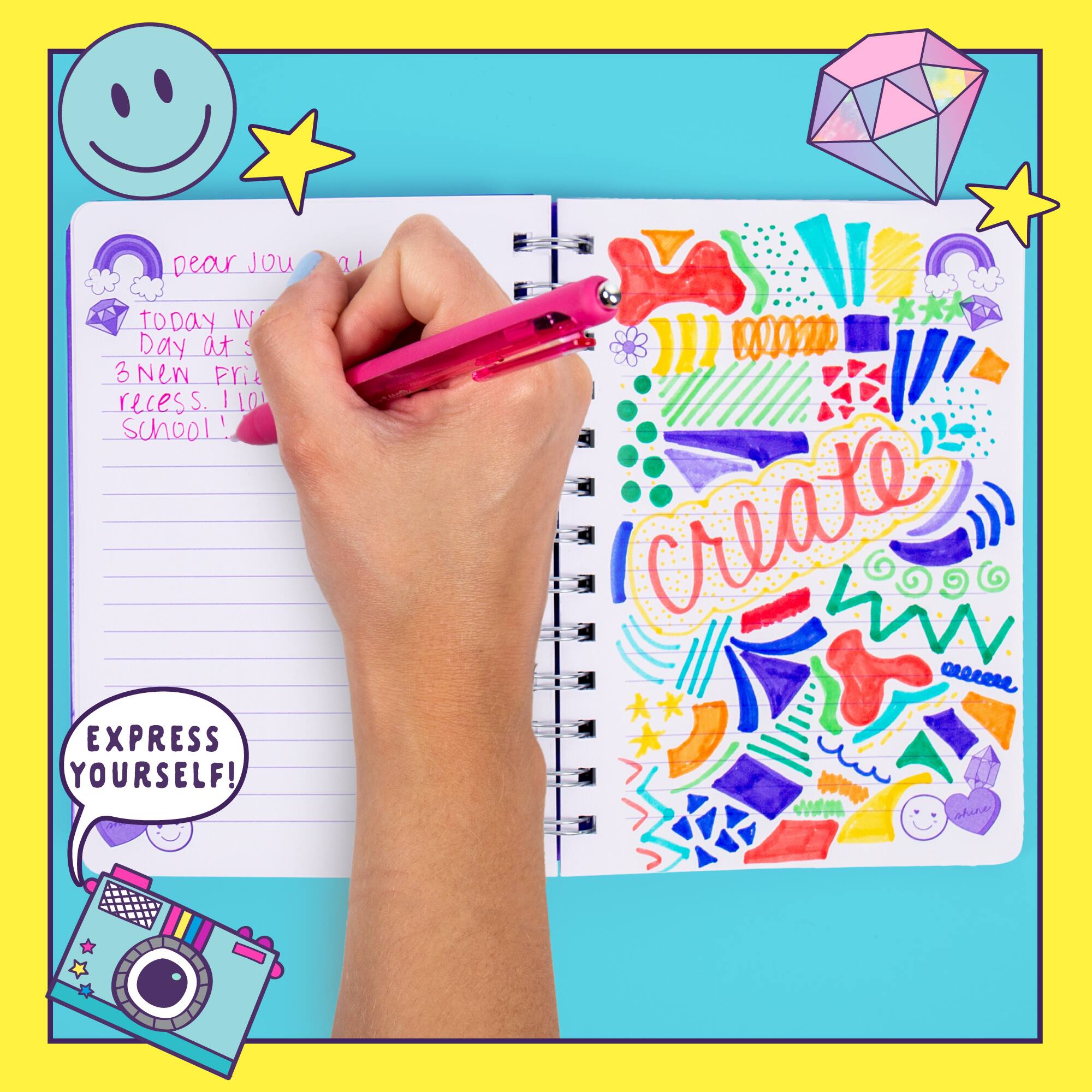Horizon Fidgiwear Poppable Purple Journal